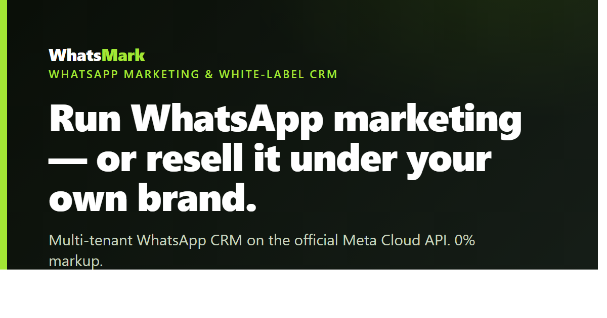 WhatsMark.io screenshot